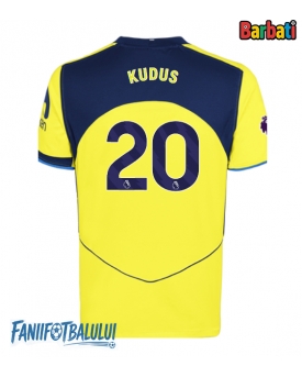 Tottenham Hotspur Mohammed Kudus #20 Tricou Fotbal Replică 2025-26 Barbati Treilea